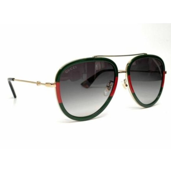 Gucci Women\'s Green Aviator Sunglasses!